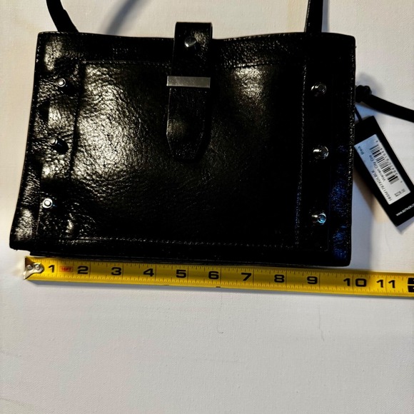 Botkier Warren City‎ Crossbody Bag Black Leather NWT Studded Purse $228 - Picture 9 of 15